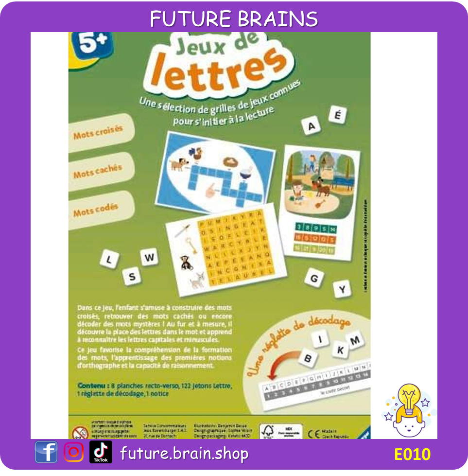 E010 - Jeux de lettres (open box)