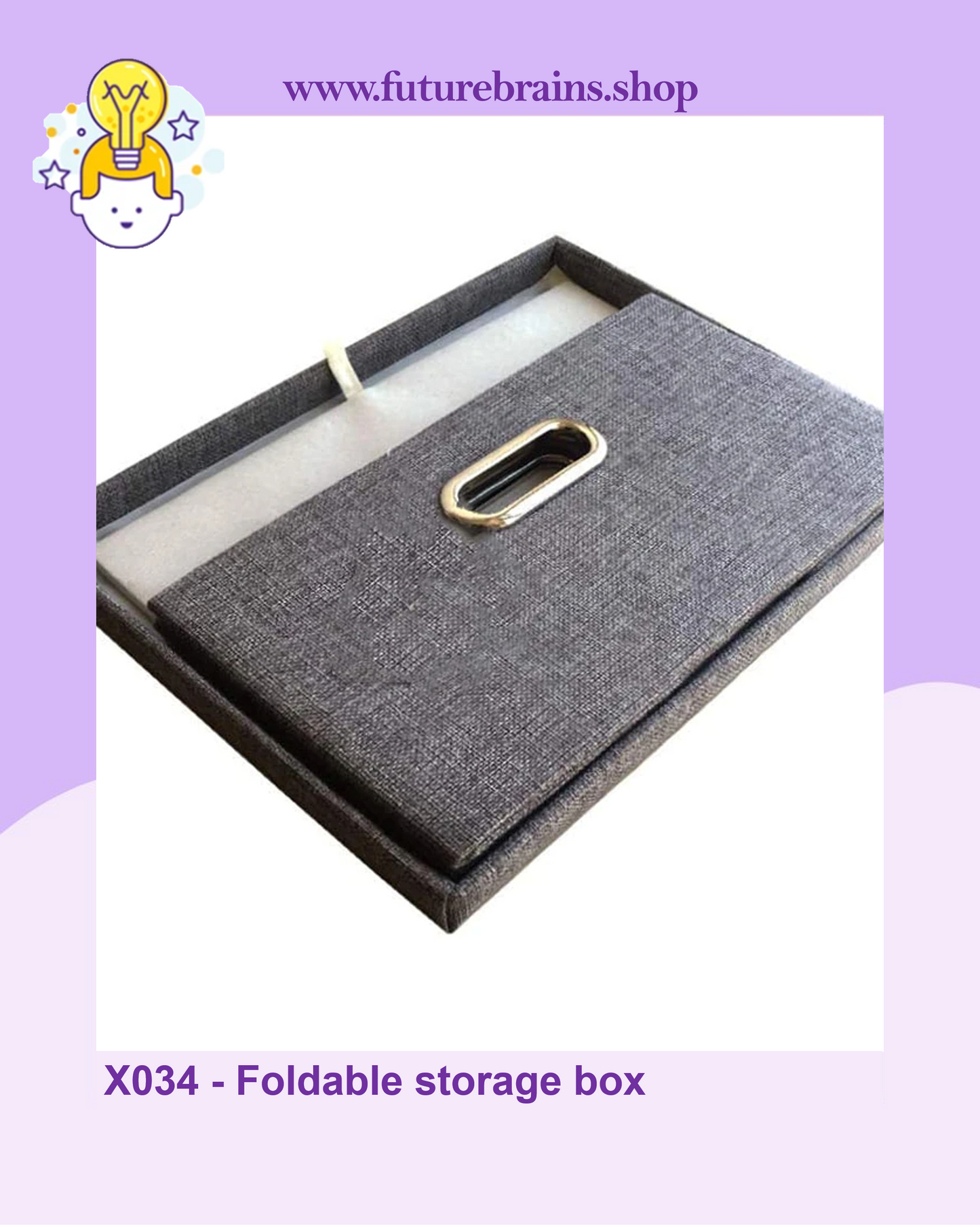 X034 - Foldable storage box