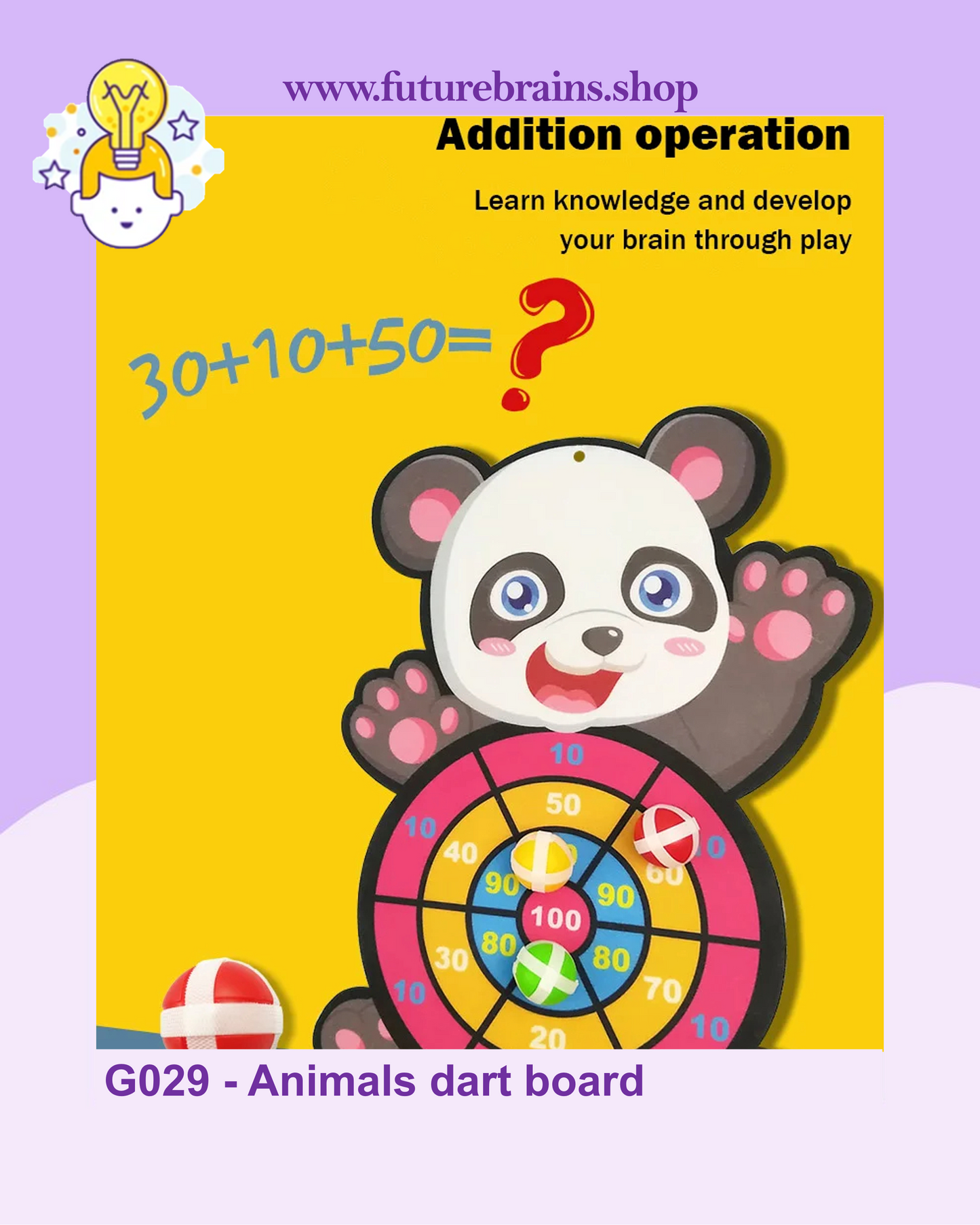 G029 - Animals dart board
