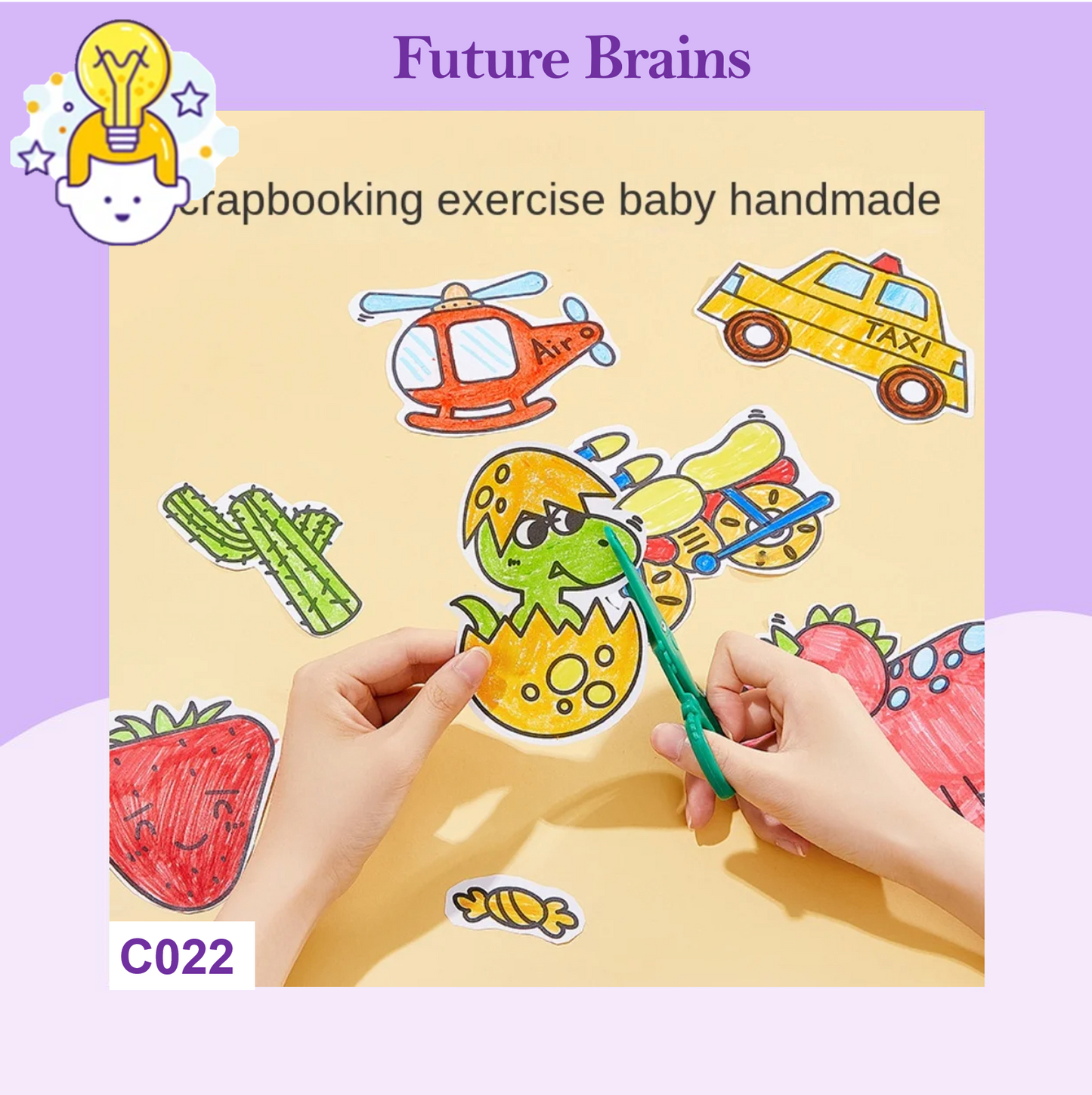 C022 - 3 m children graffiti scroll
