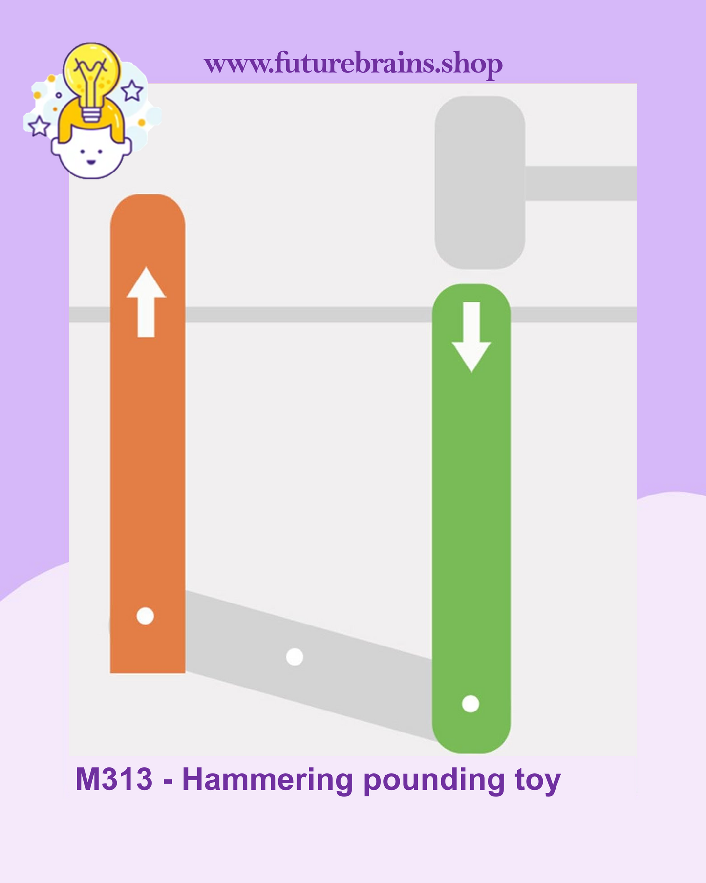M313 - Hammering pounding toy