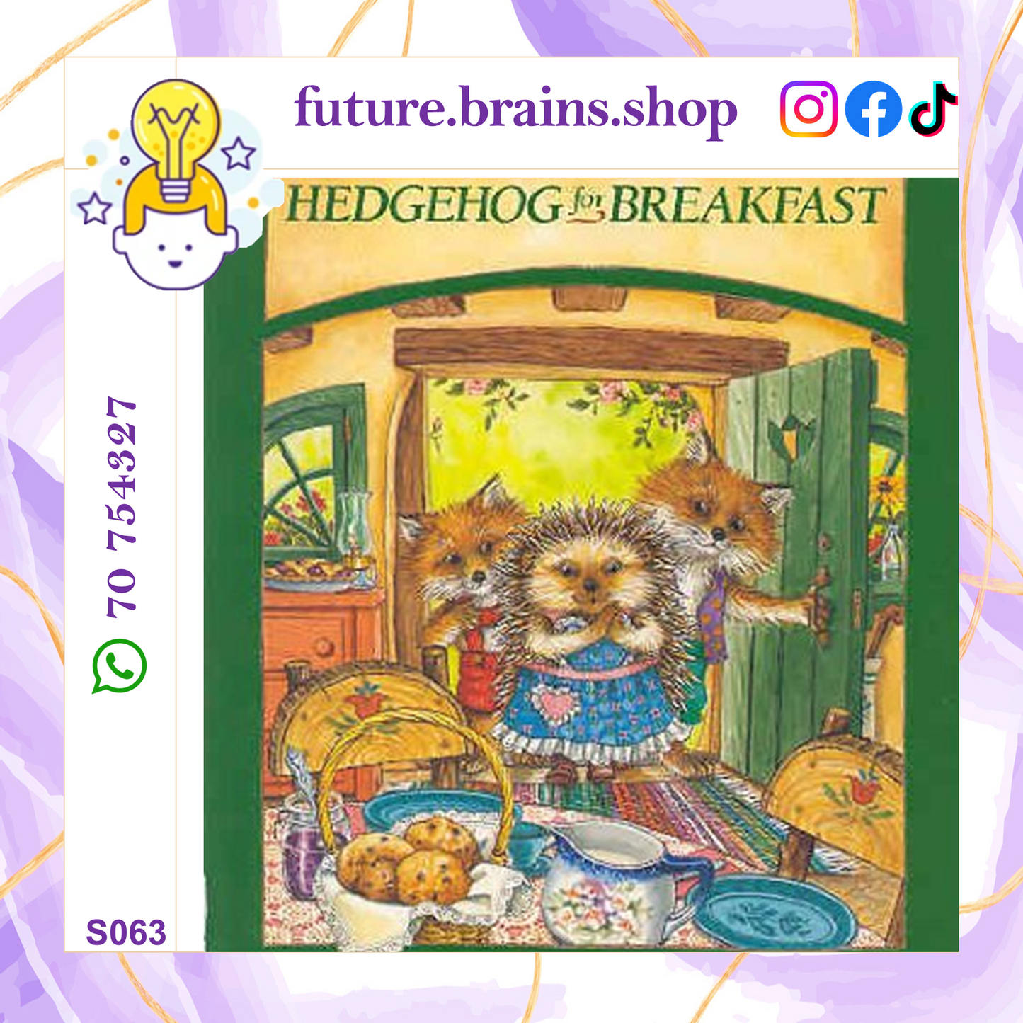 S063 - Hedgehog for breakfast