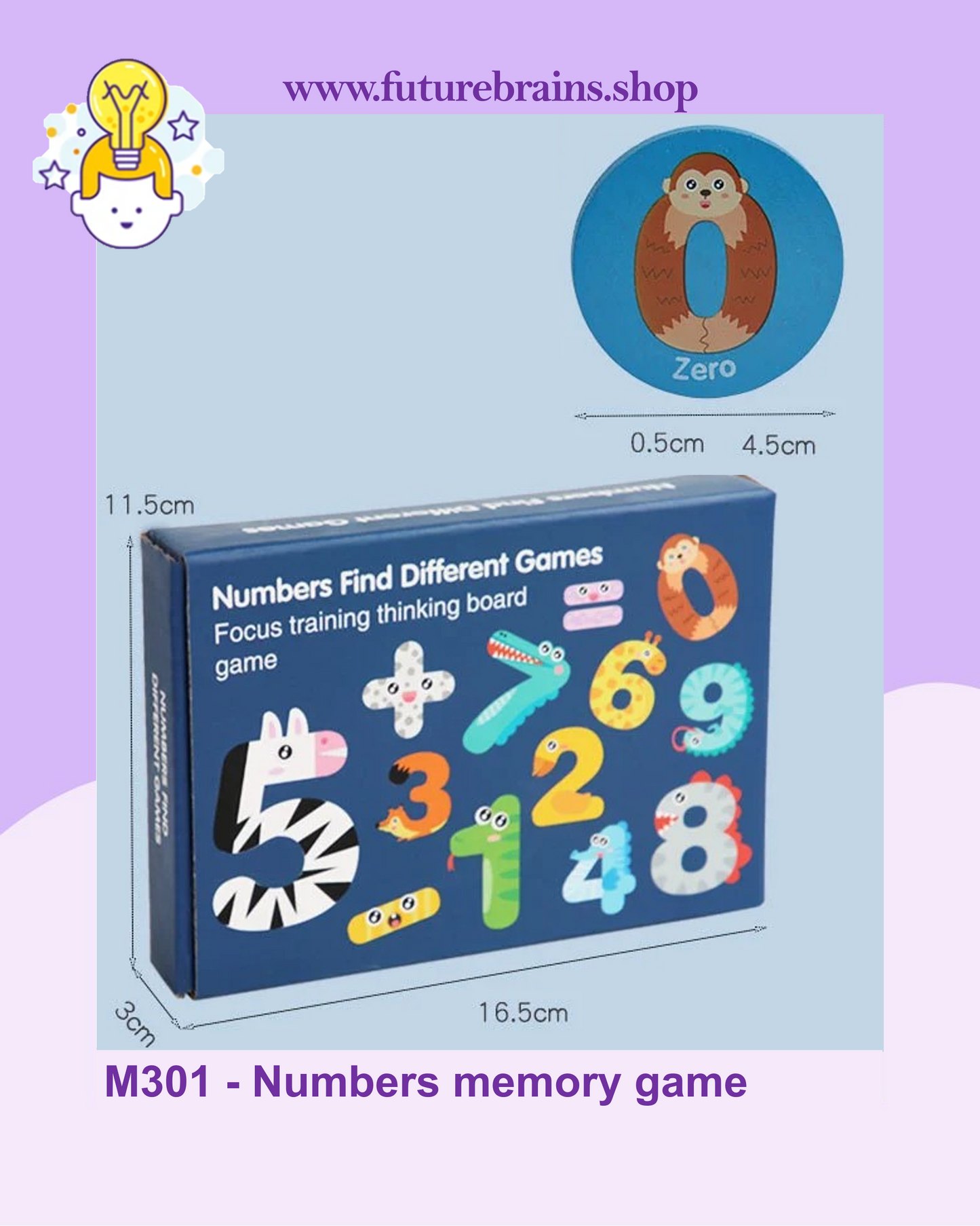 M301 - Numbers memory game