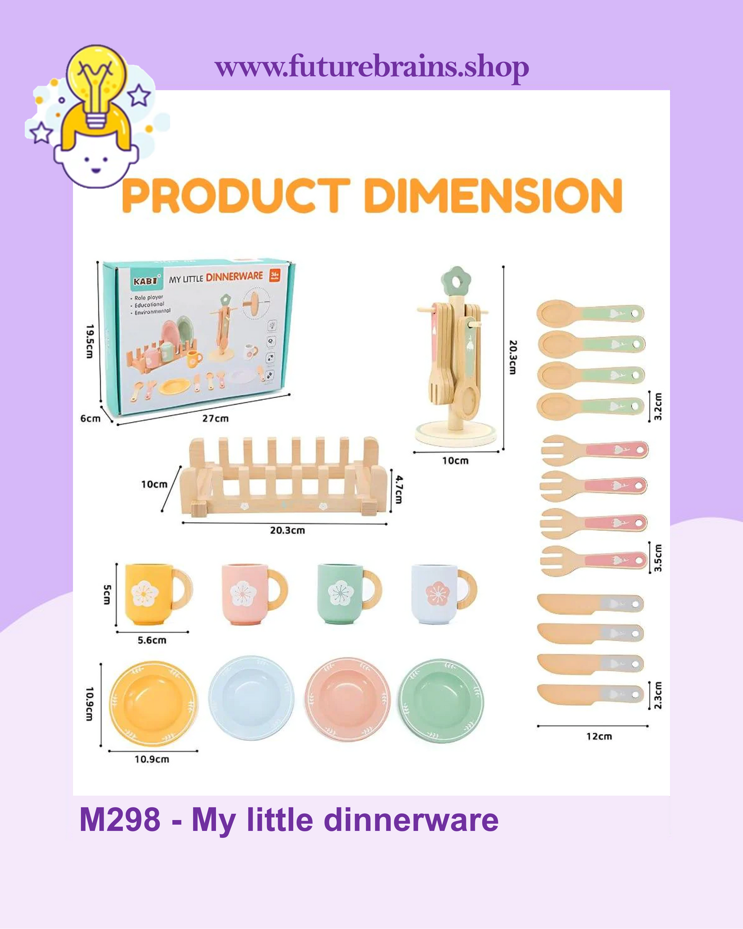 M298 - My little dinnerware