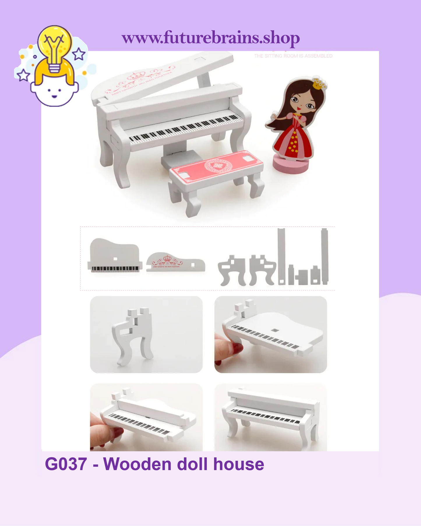 G037 - Wooden doll house