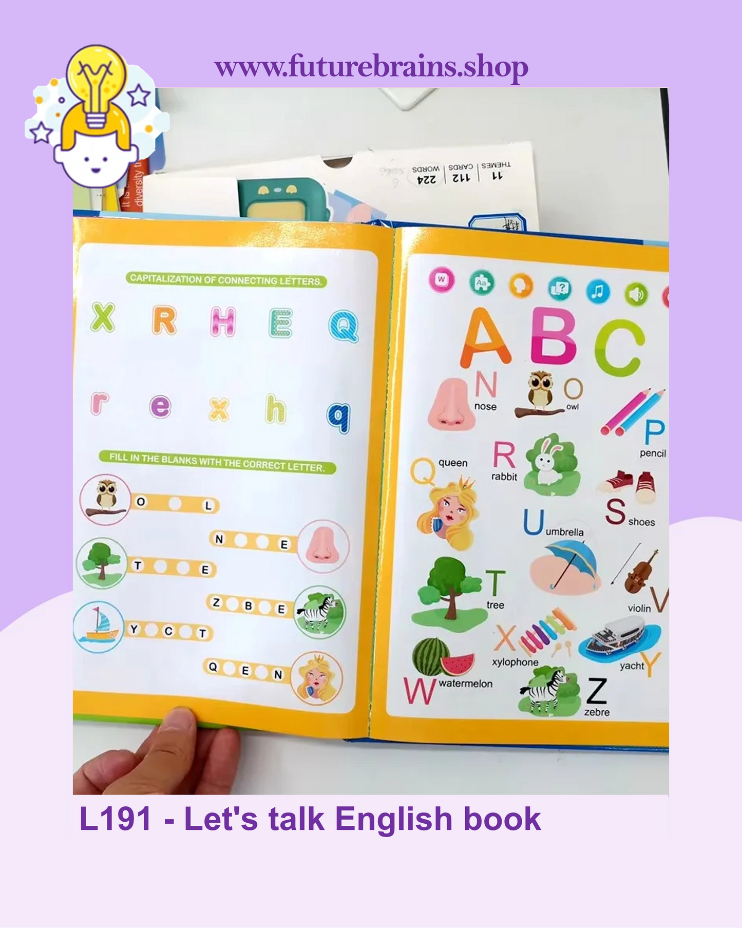 L191 - Let's talk English book (sound book)