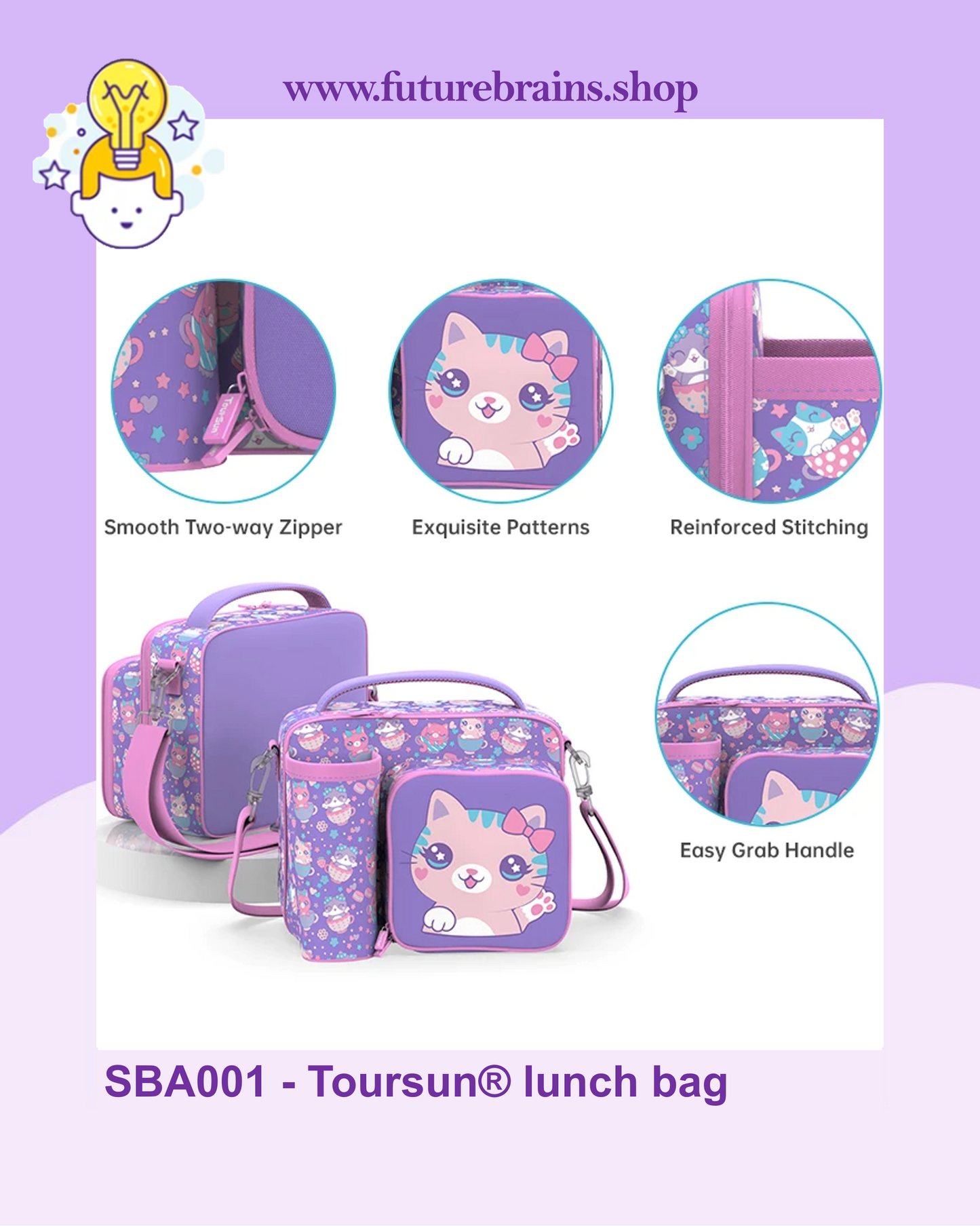 SBA001 - Toursun® lunch bag cats design