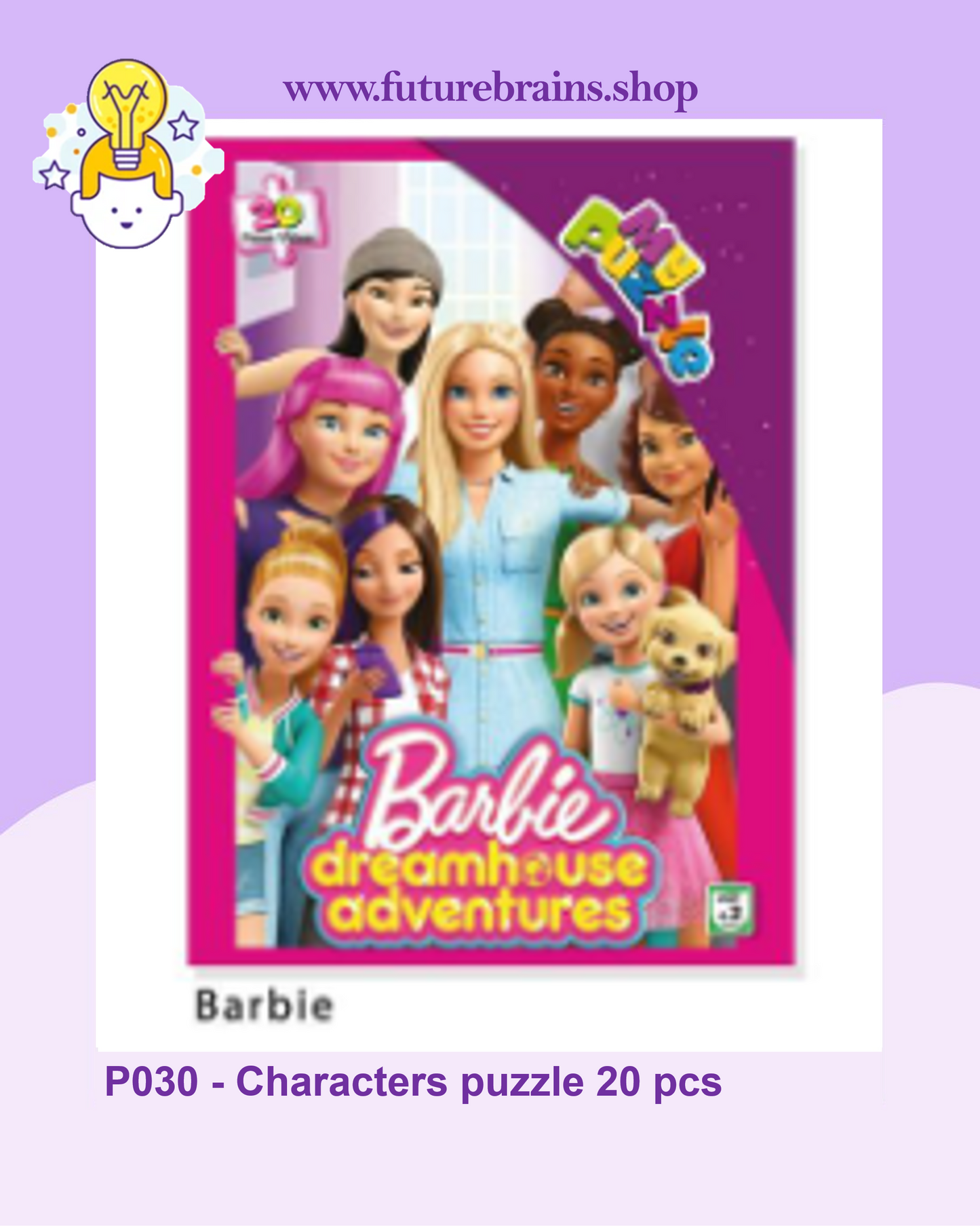 P030 - Characters puzzle 20 pcs