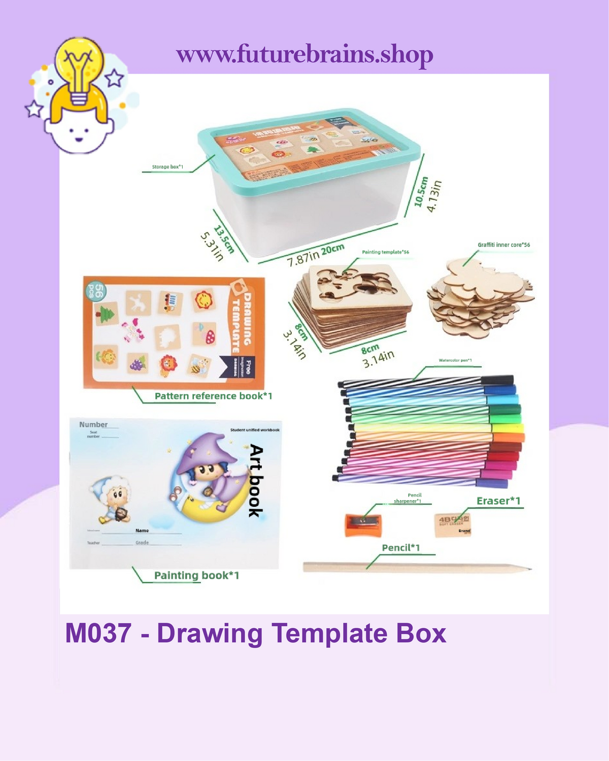M037 - Drawing Template Box