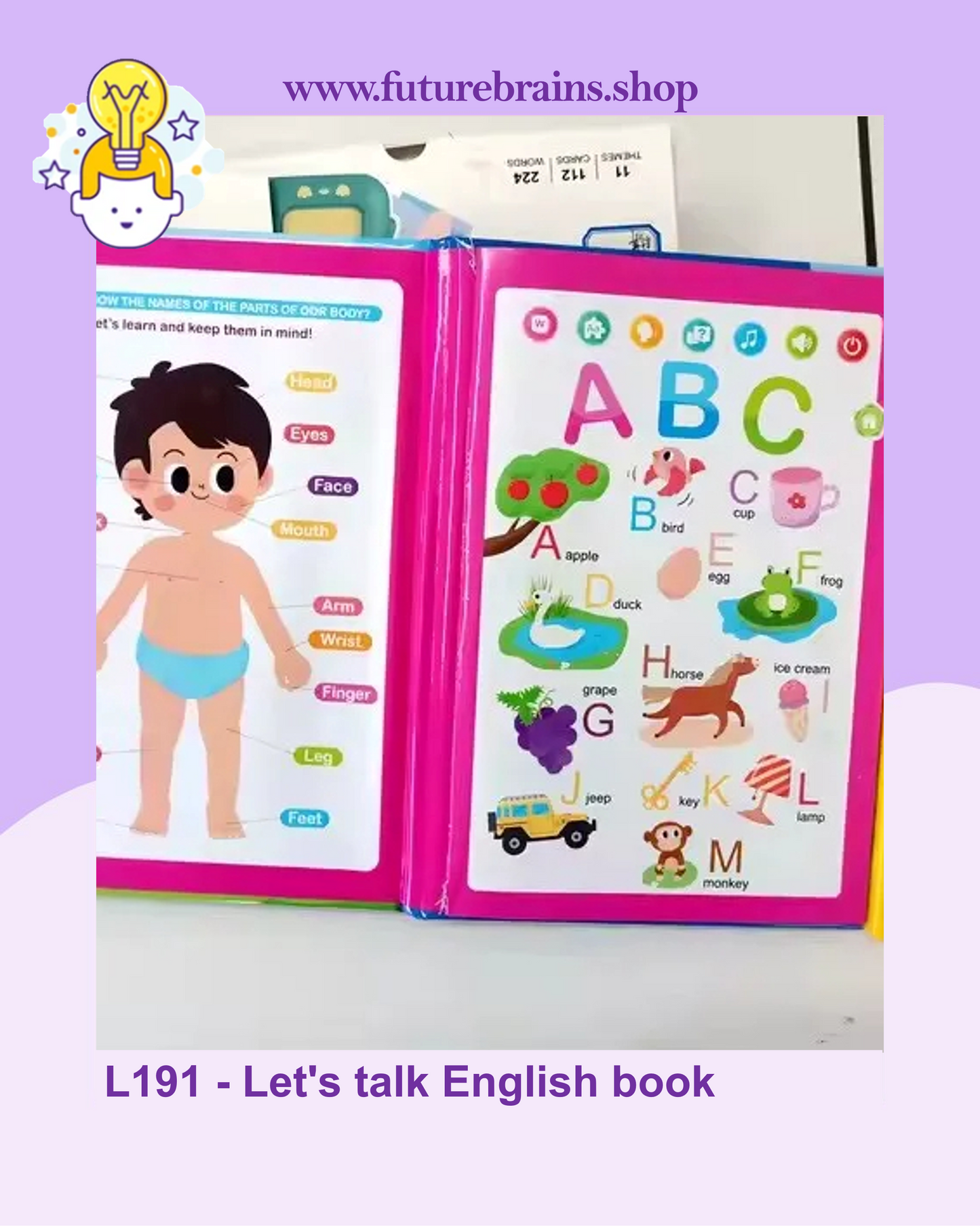 L191 - Let's talk English book (sound book)