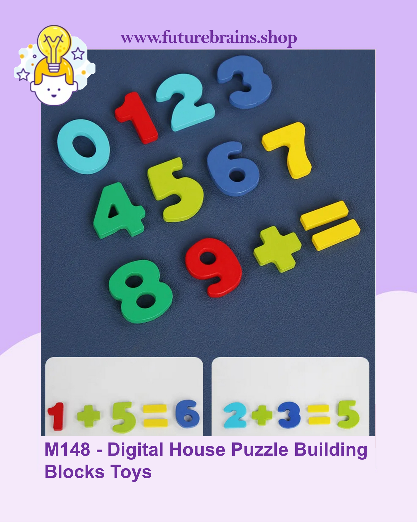 M148 - Digital House Puzzle Building Blocks Toys