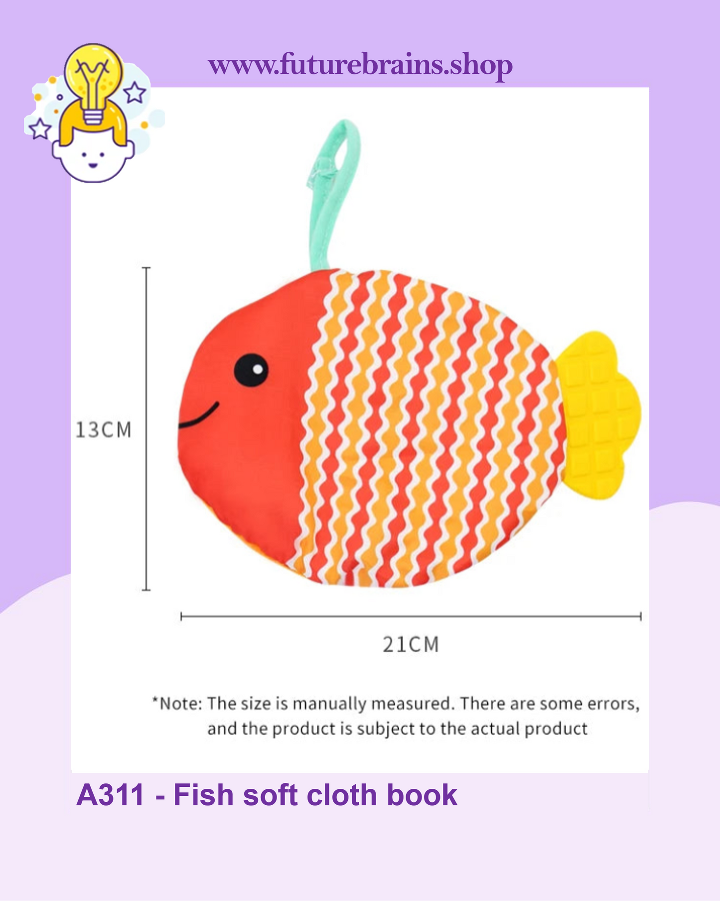 A311 - Fish soft cloth book
