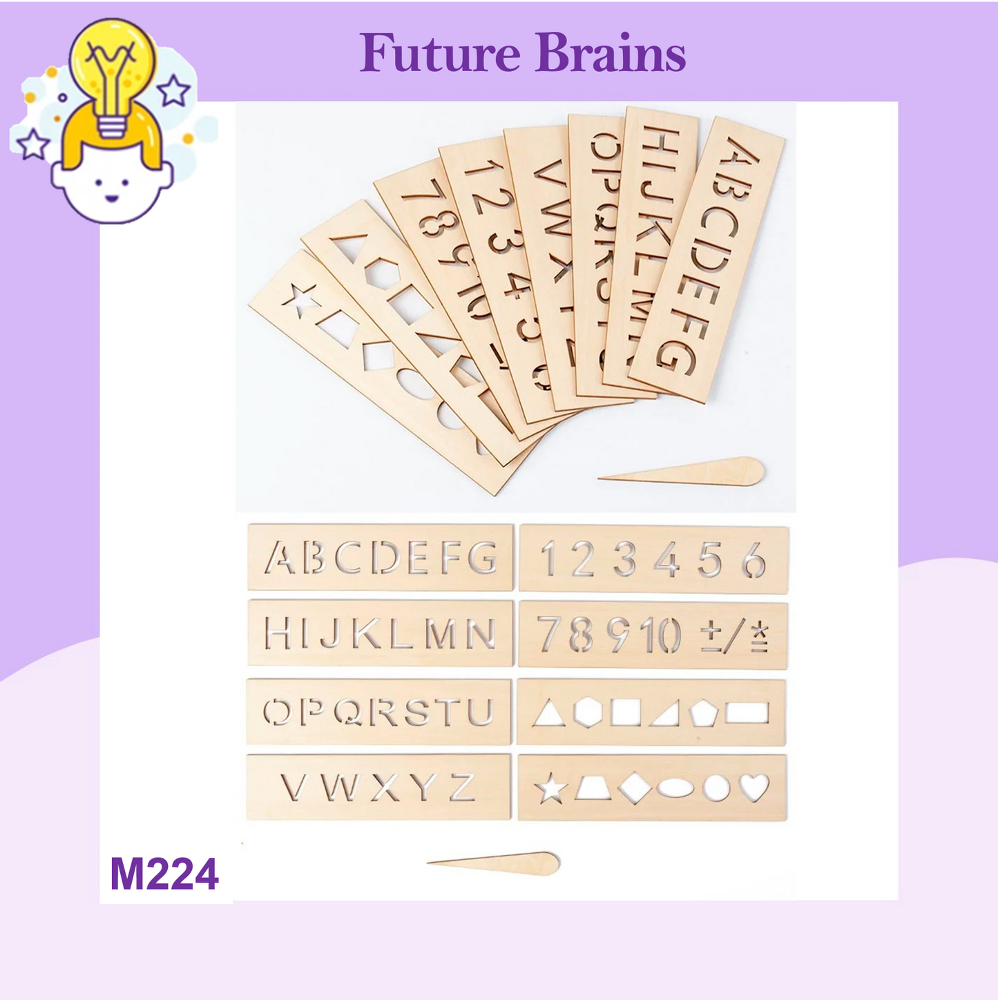 M224 - Montessori stencils set