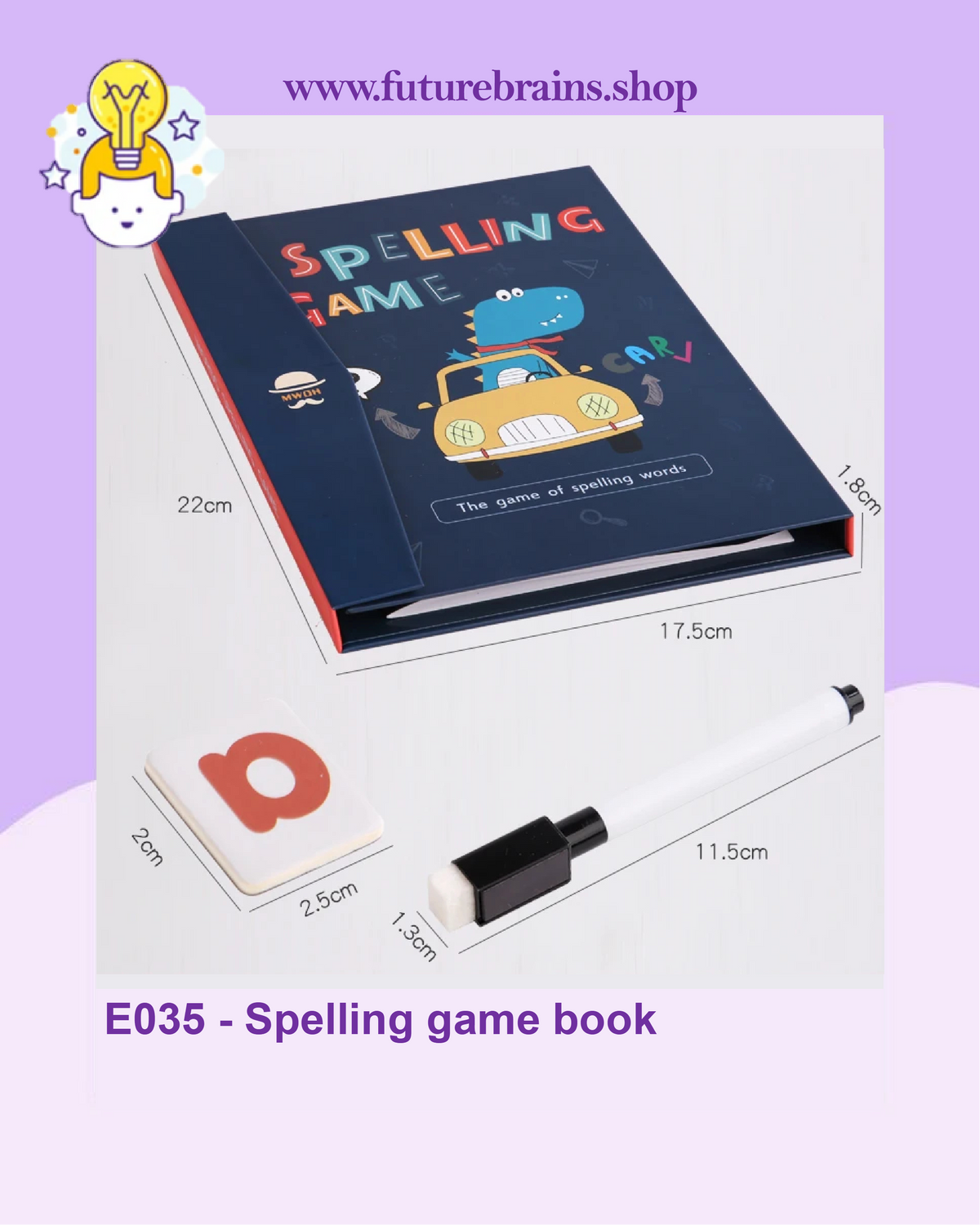E035 - Spelling game book
