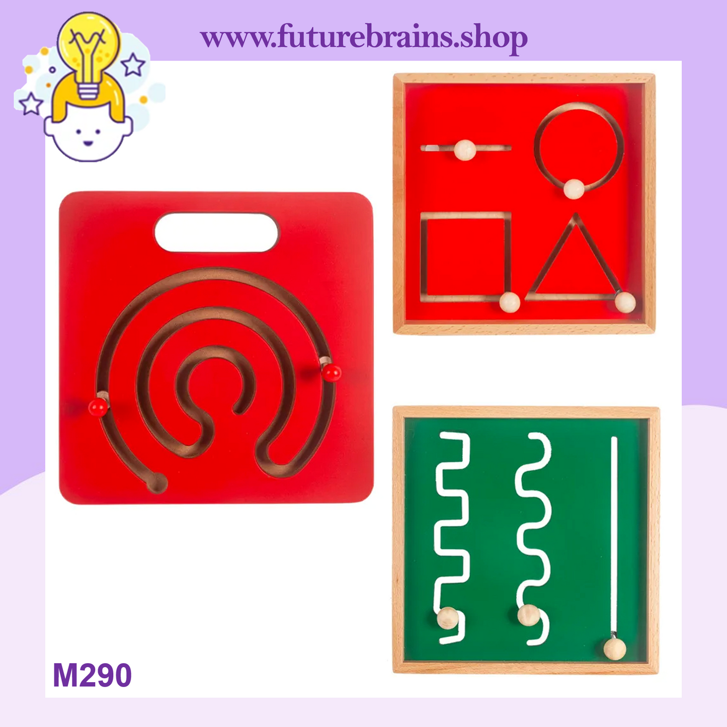 M290 - Montessori Geometric Tracing Board