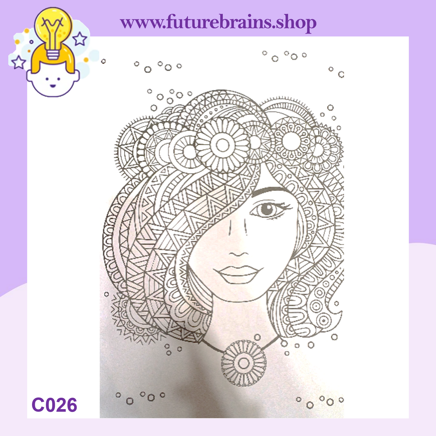 C026 - Motivational Patterns Mandala coloring book
