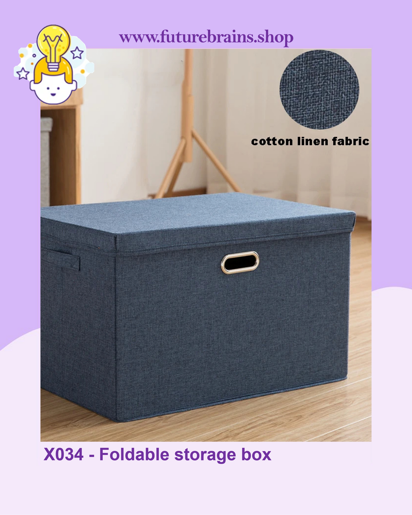 X034 - Foldable storage box