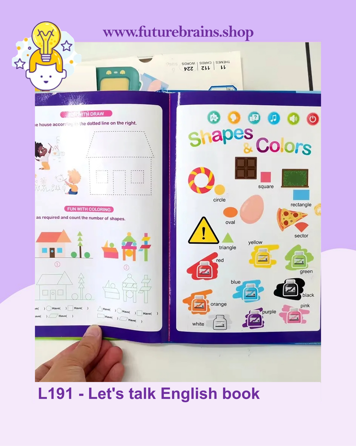 L191 - Let's talk English book (sound book)