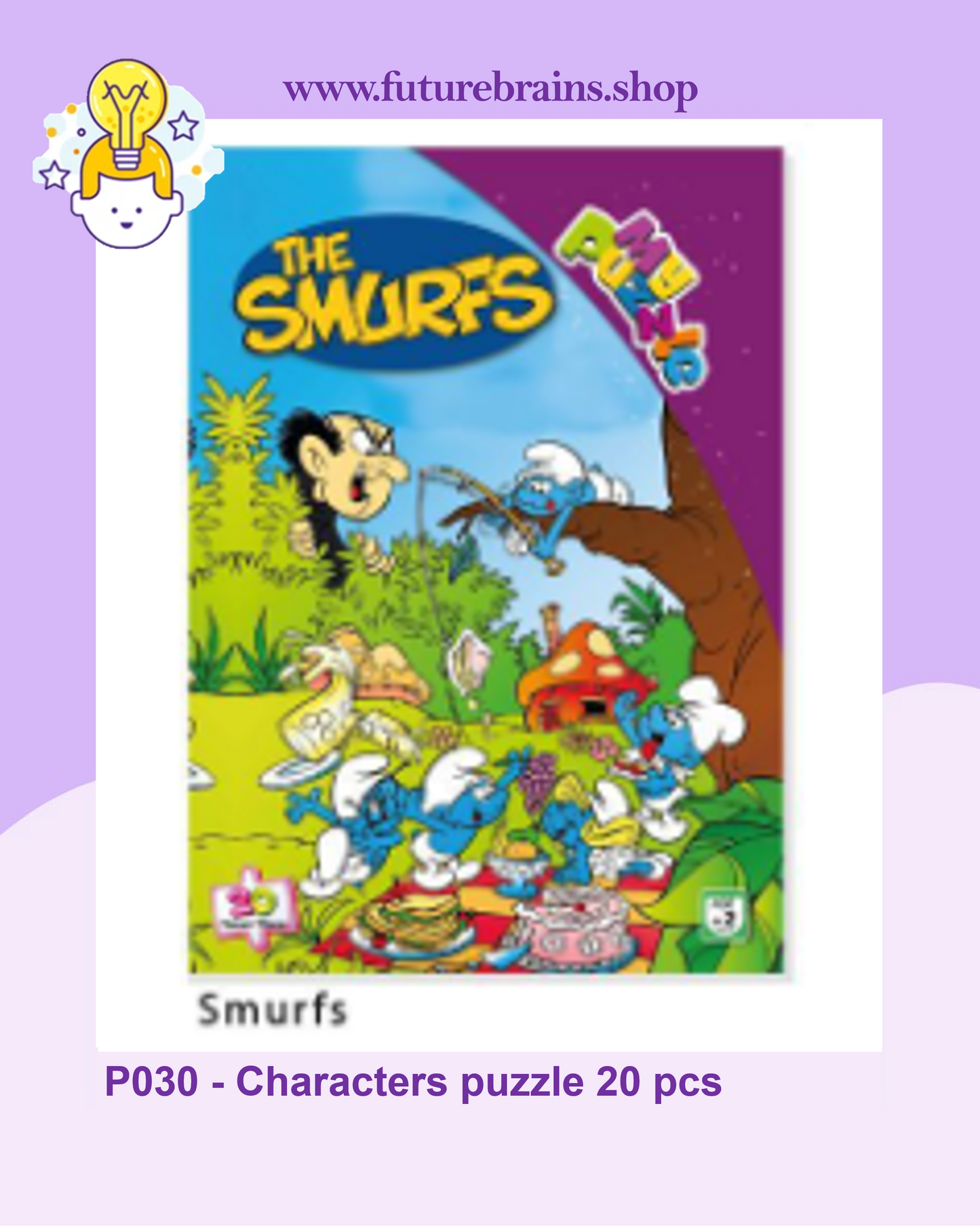 P030 - Characters puzzle 20 pcs