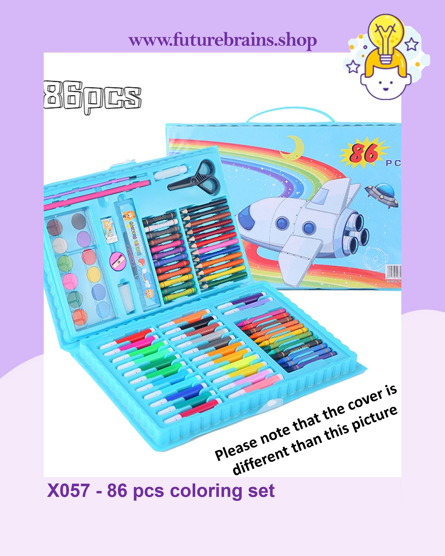 X057 - 86 pcs coloring set