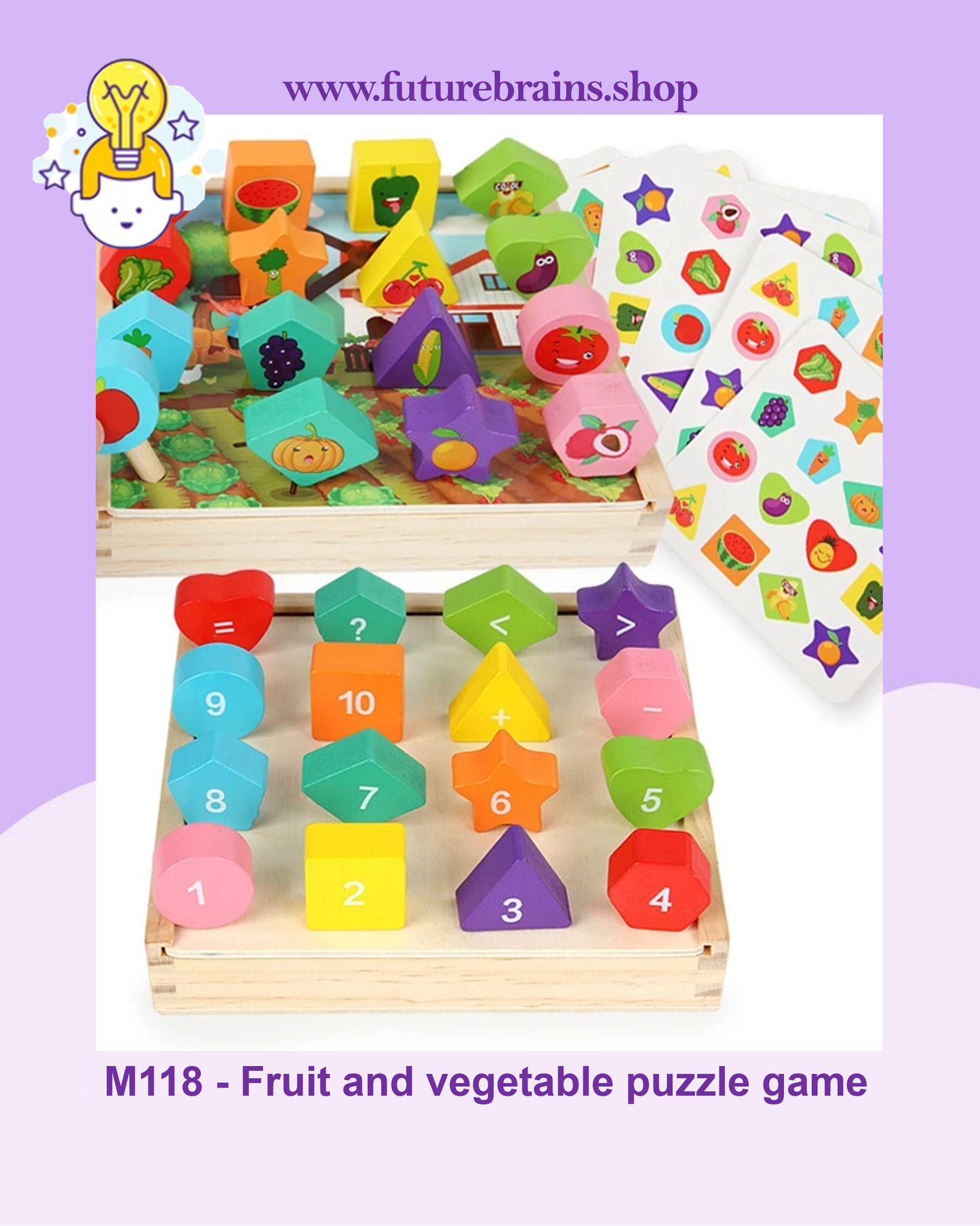 M118 - Fruit and vegetable puzzle game