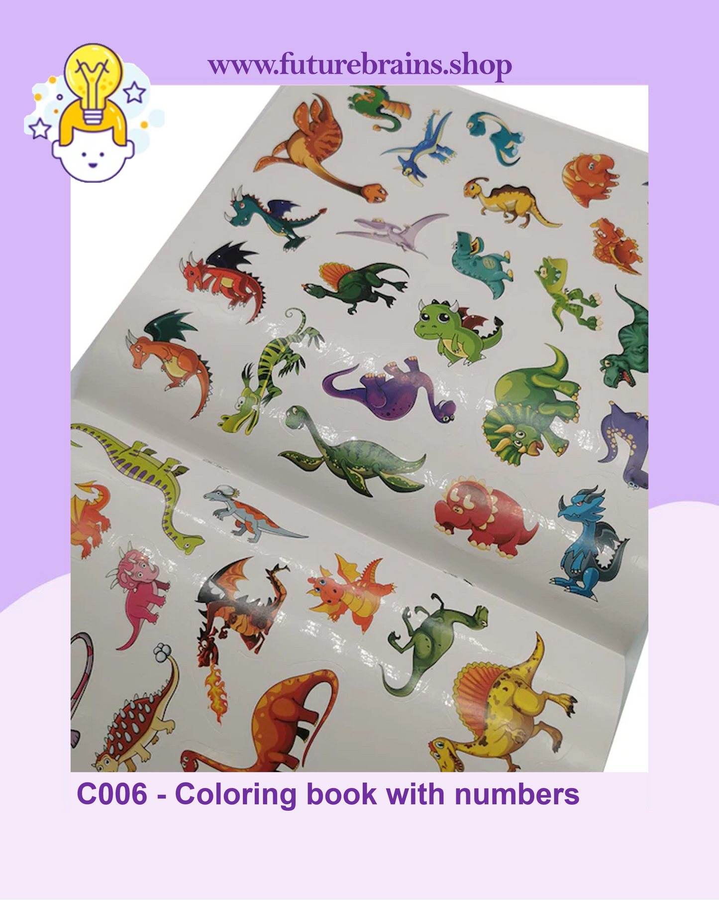 C006 - Coloring book with numbers
