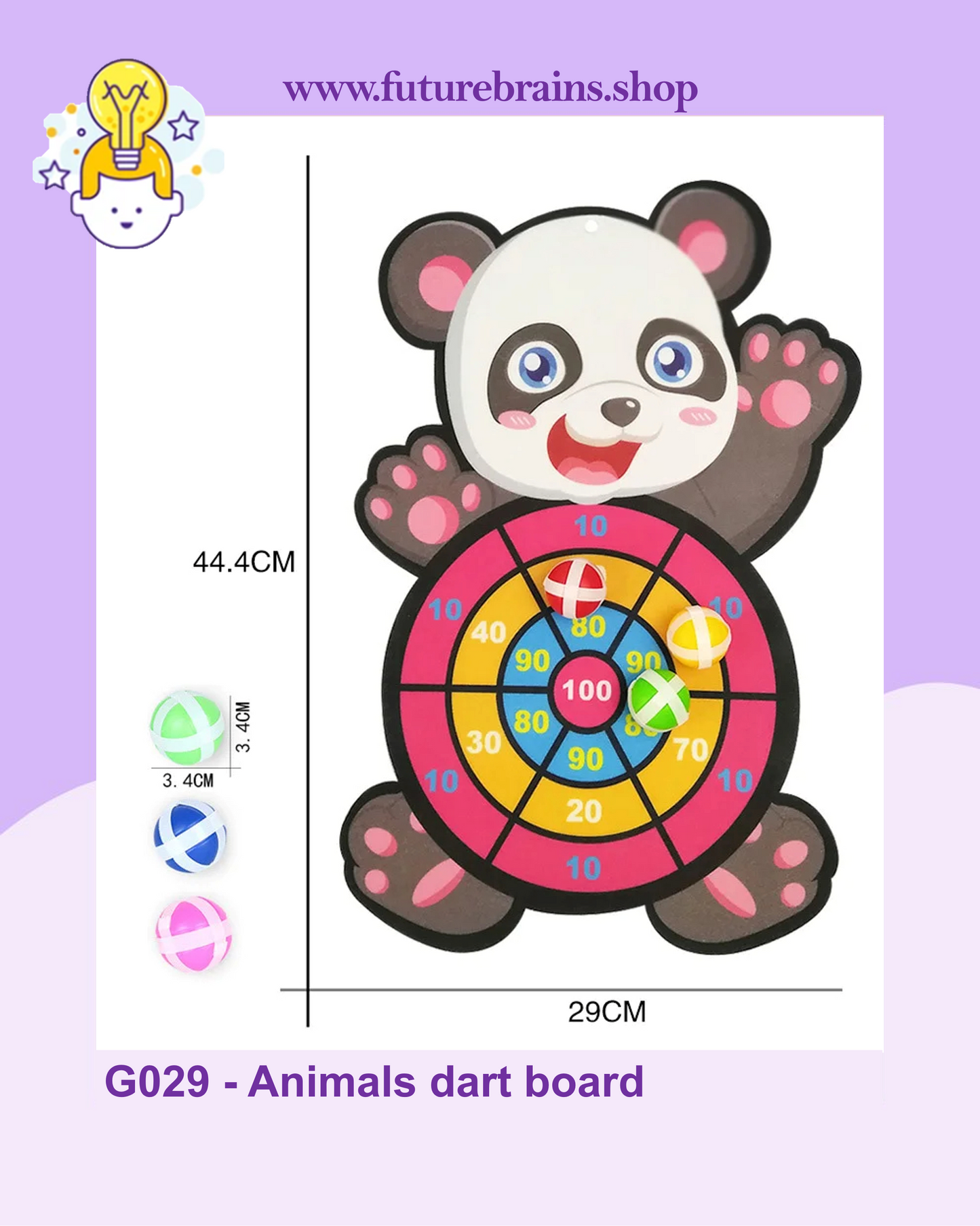 G029 - Animals dart board