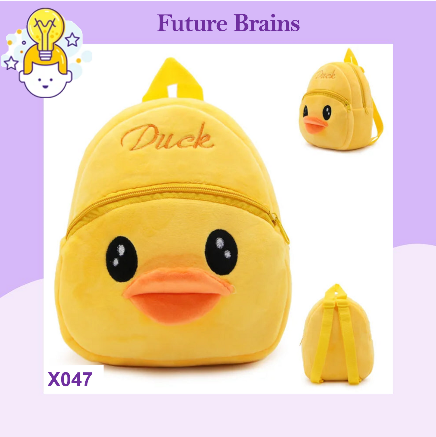 X047 - 24 cm animals cartoon backpacks