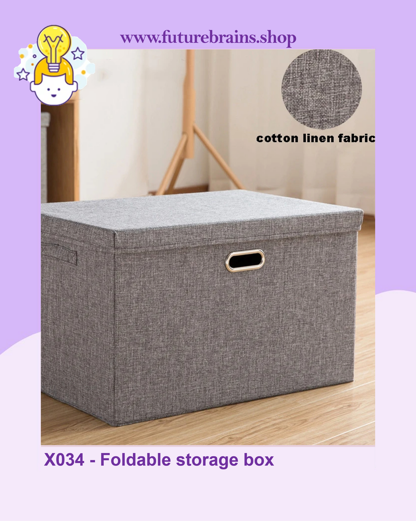 X034 - Foldable storage box