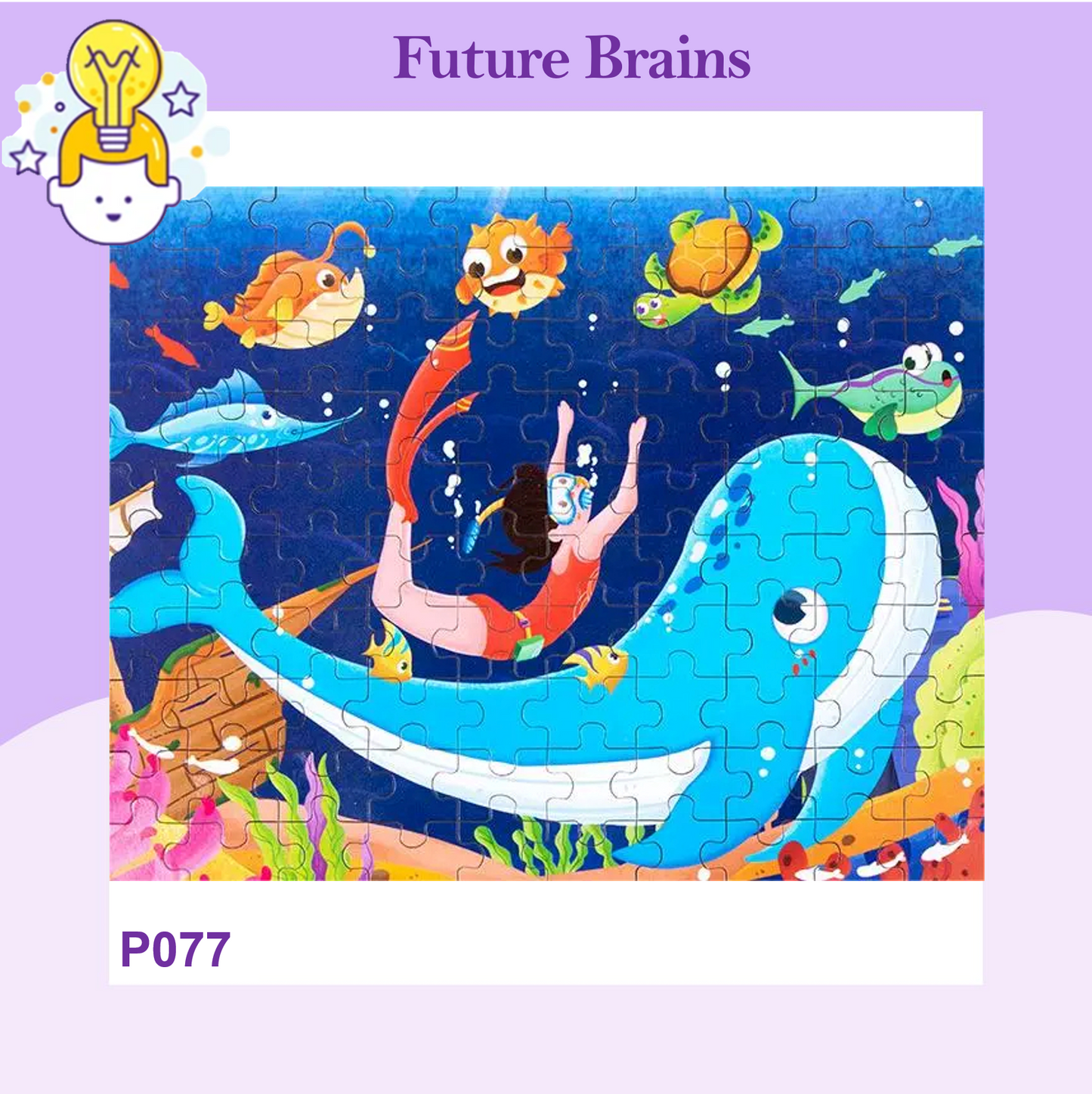 P077 - 100 pcs paper tube puzzle