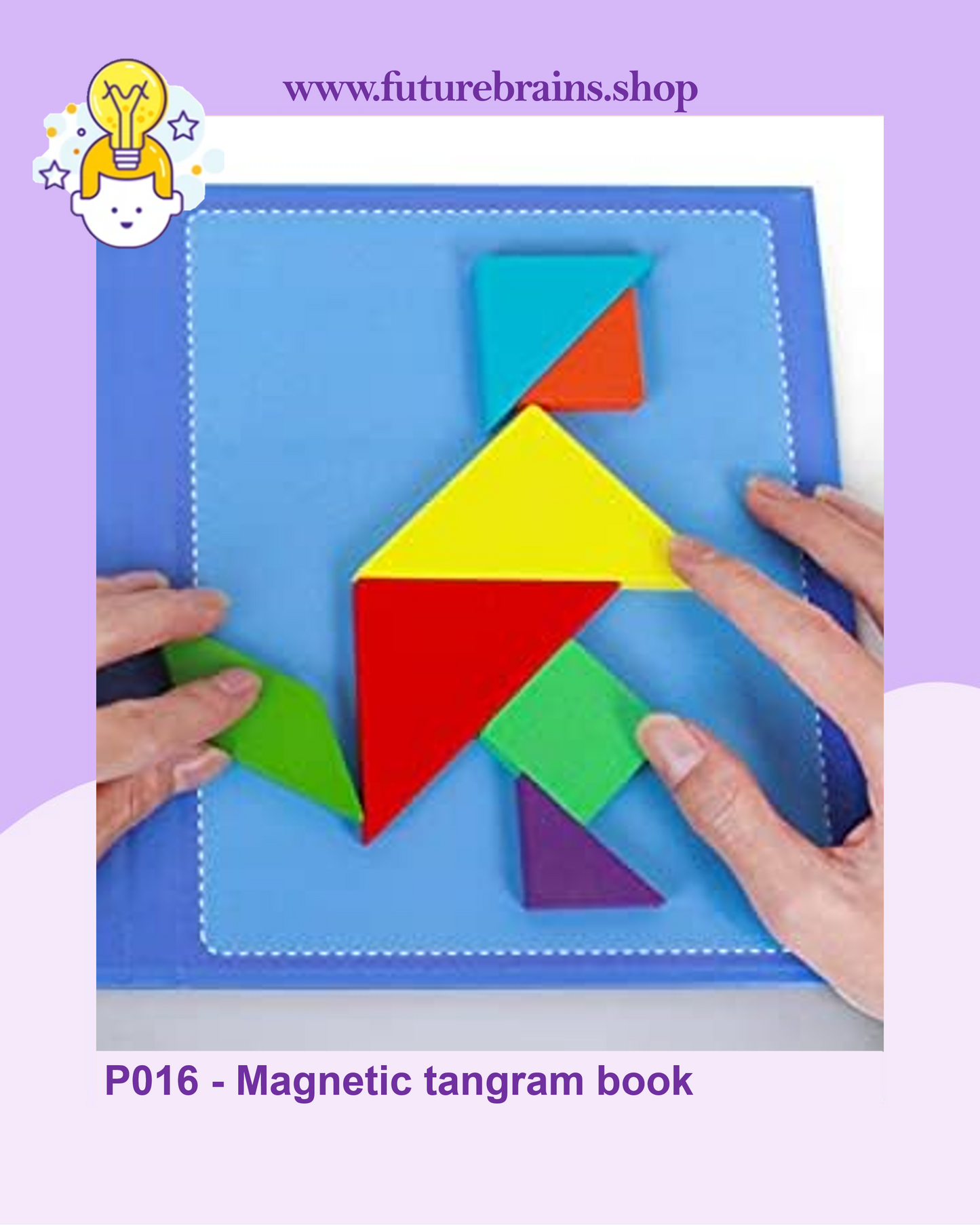 P016 - Magnetic tangram book