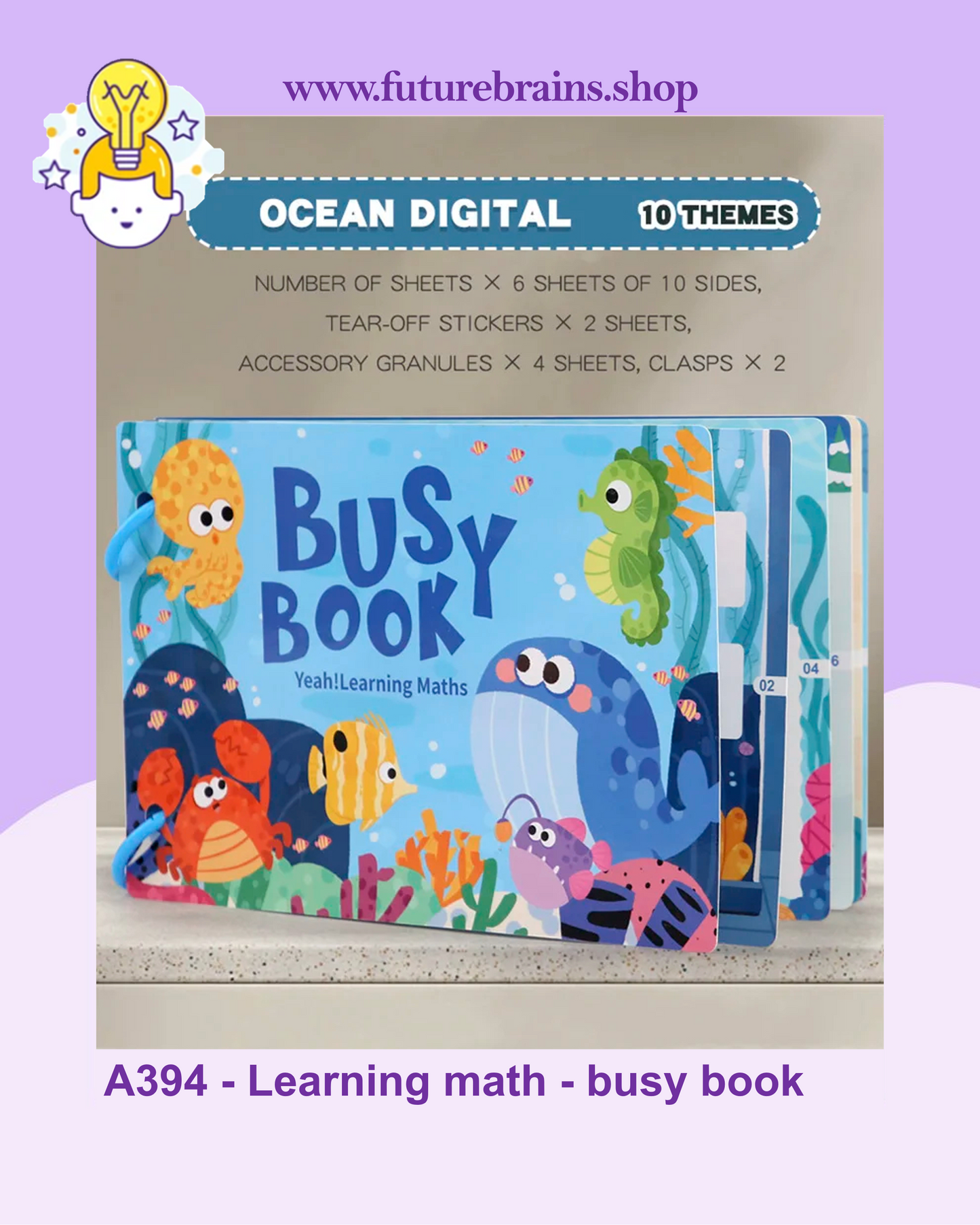 A394 - Learning math - busy book