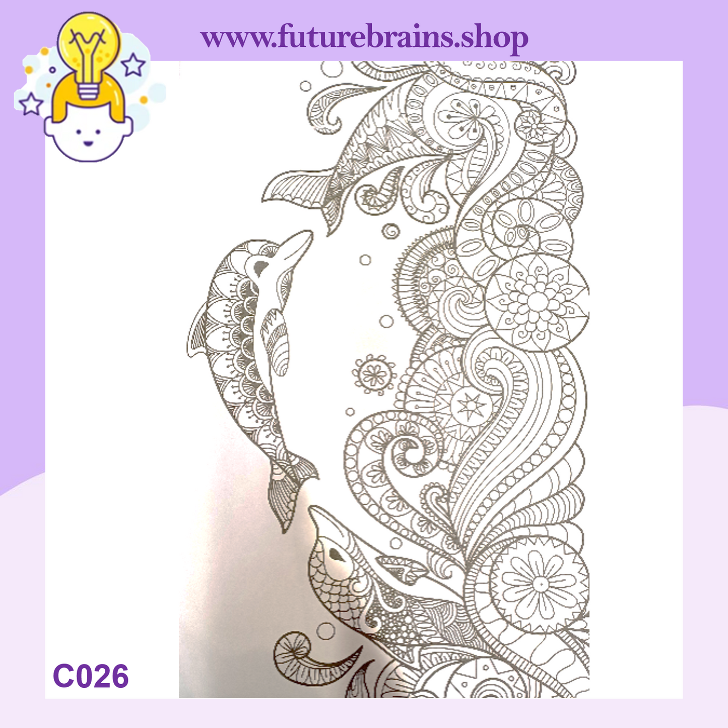 C026 - Motivational Patterns Mandala coloring book