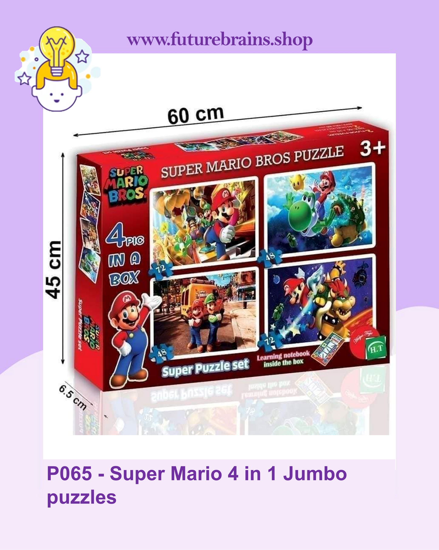 P065 - Super Mario 4 in 1 Jumbo puzzles
