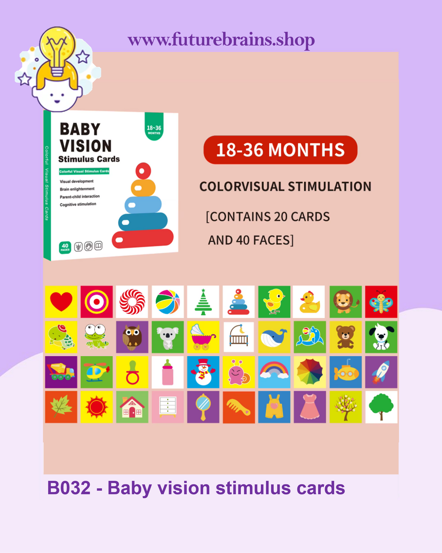 B032 - Baby vision stimulus cards