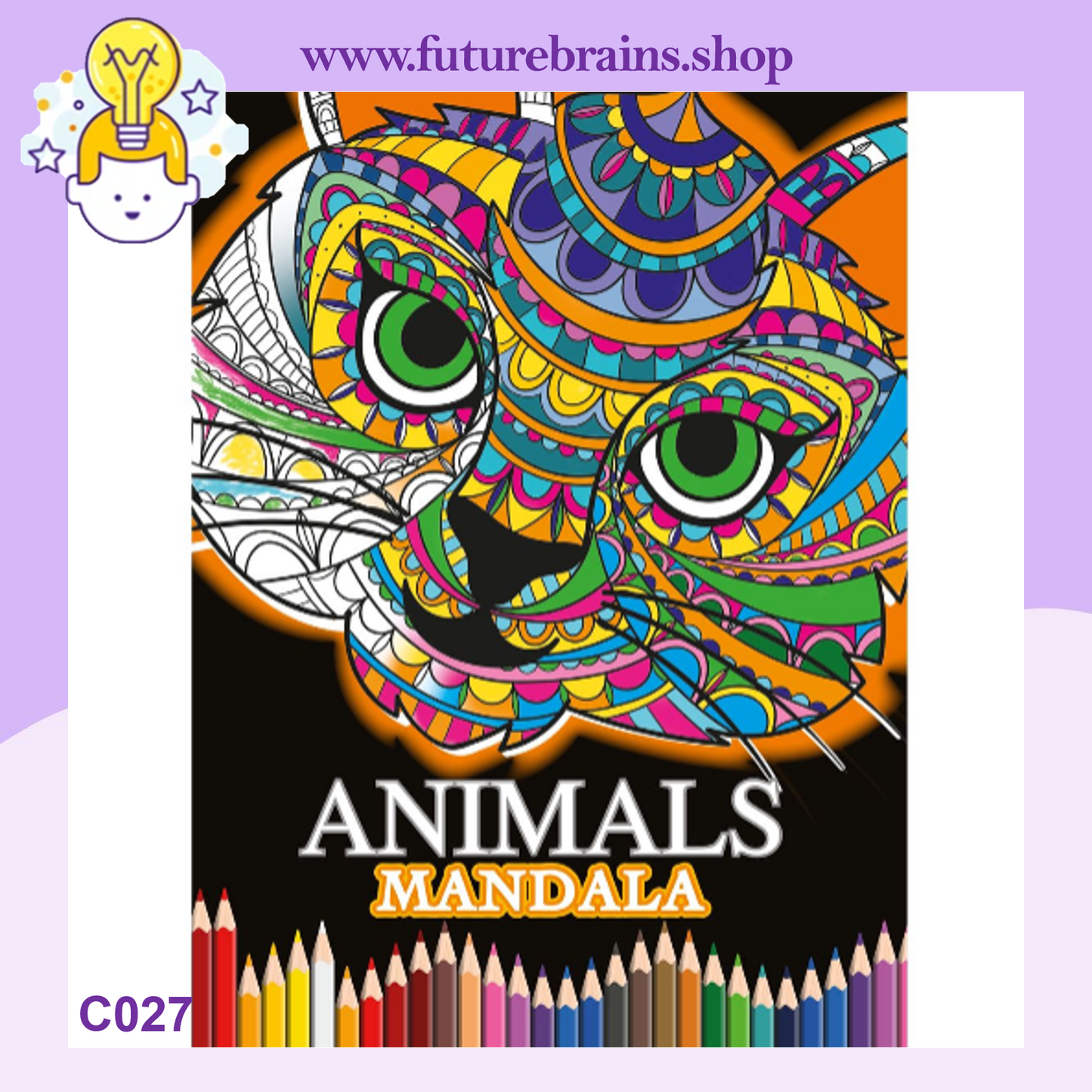C027 - Animals Mandala coloring book
