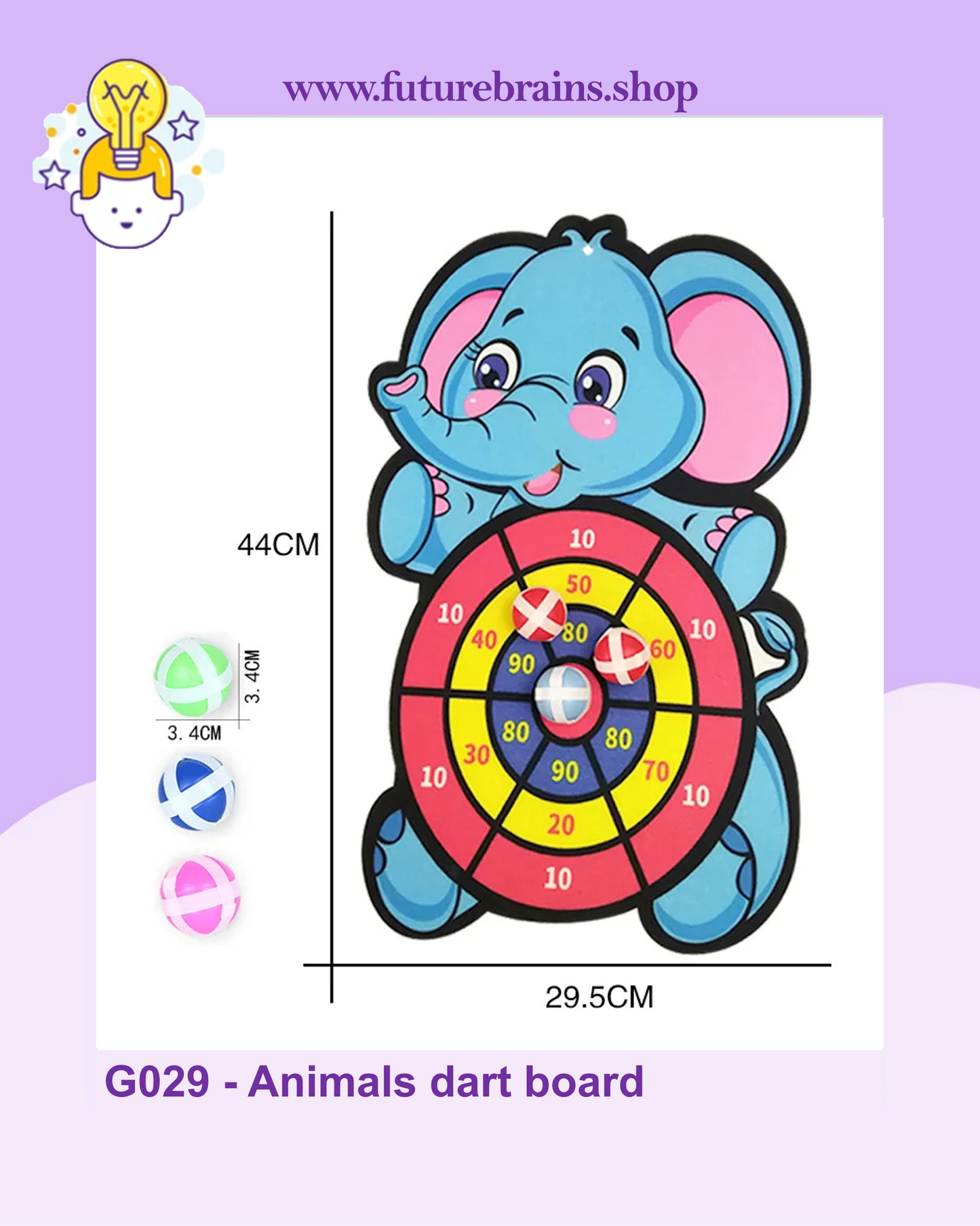 G029 - Animals dart board