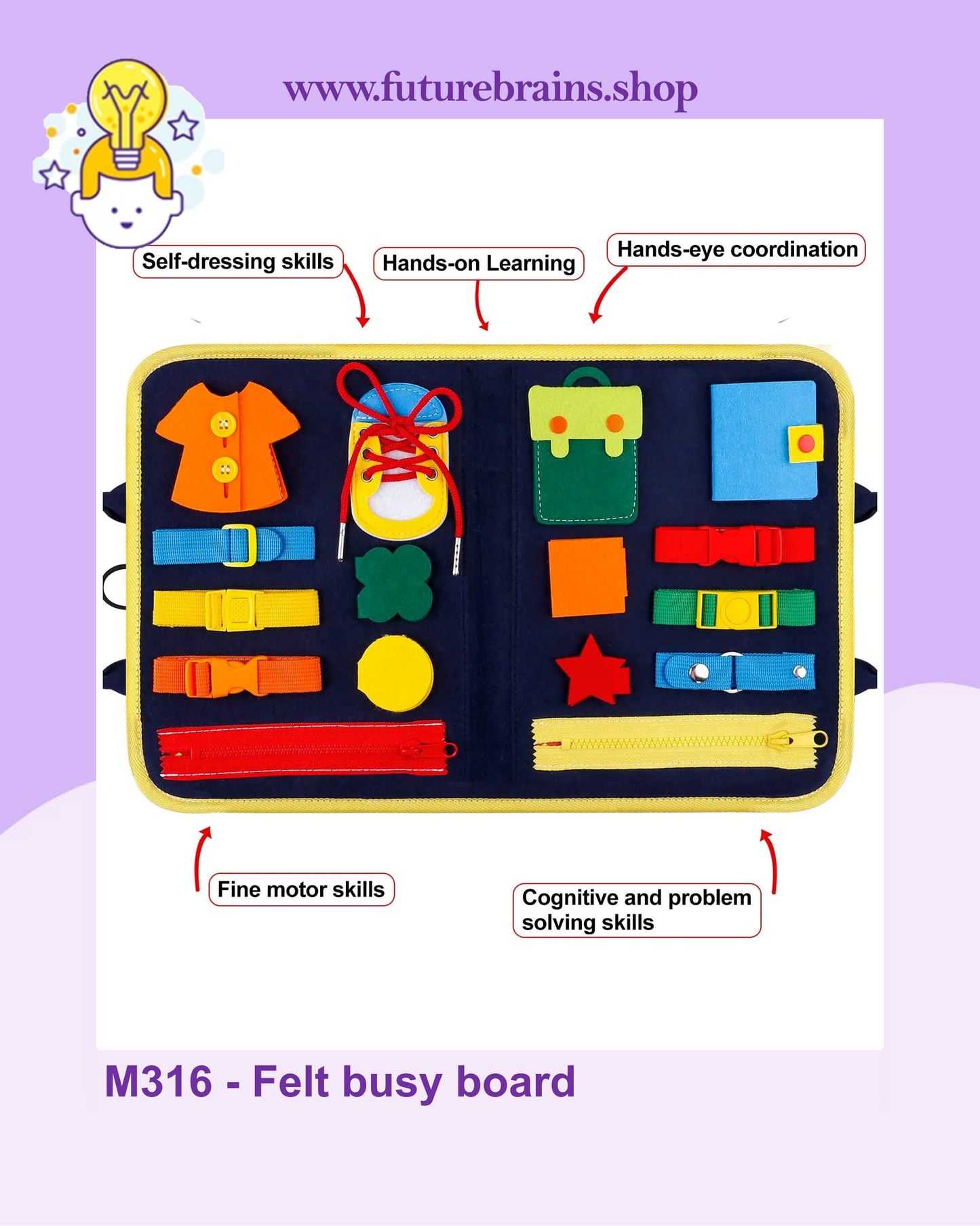 M316 - Felt busy board