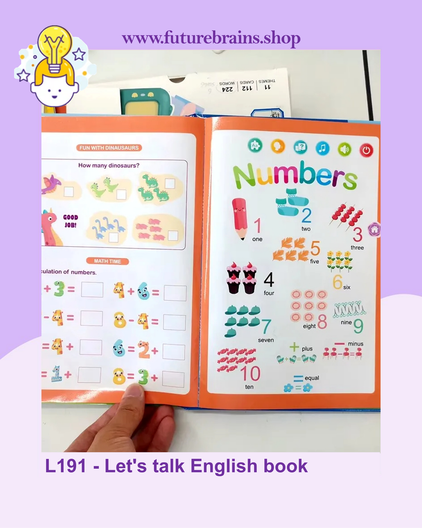L191 - Let's talk English book (sound book)