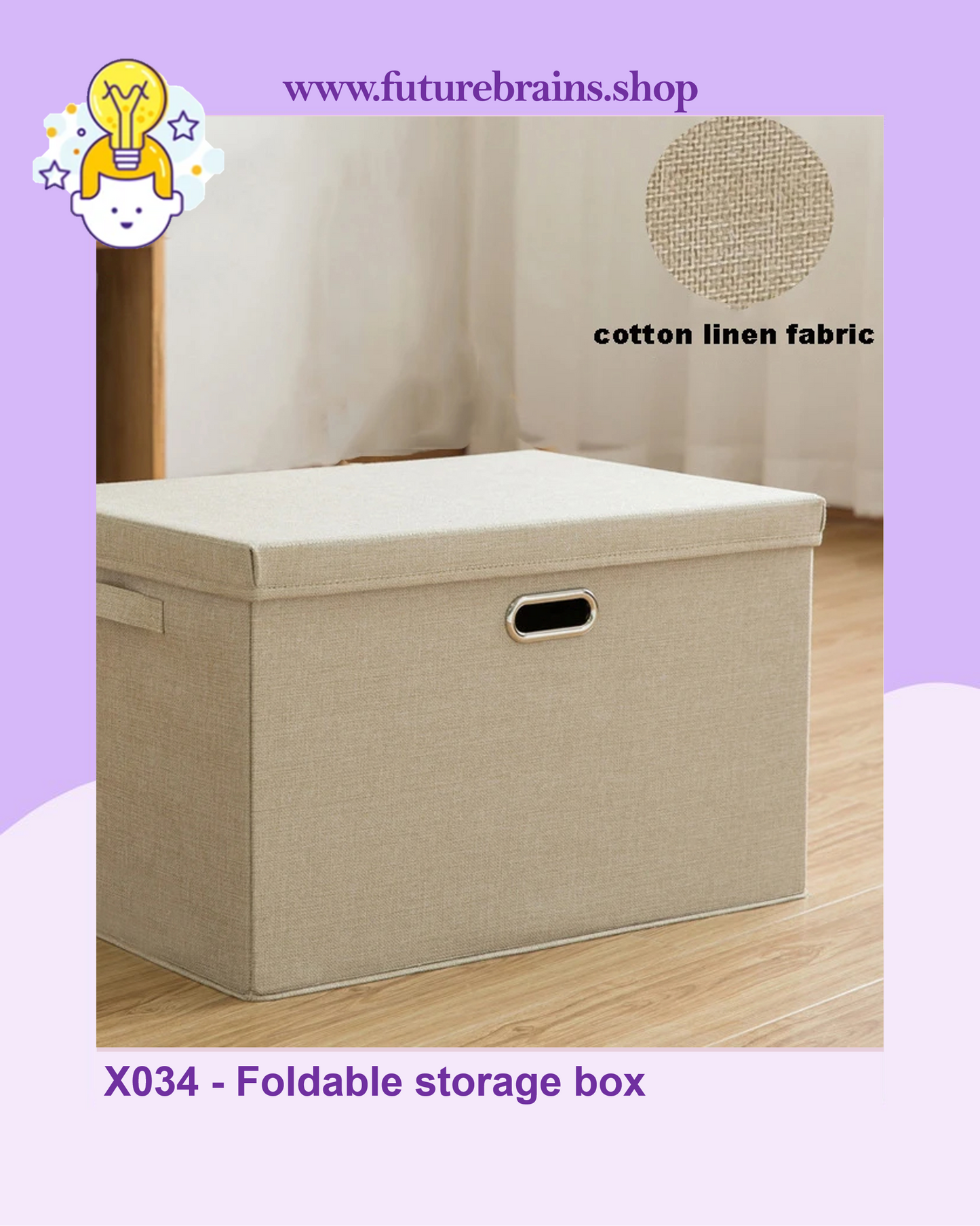 X034 - Foldable storage box