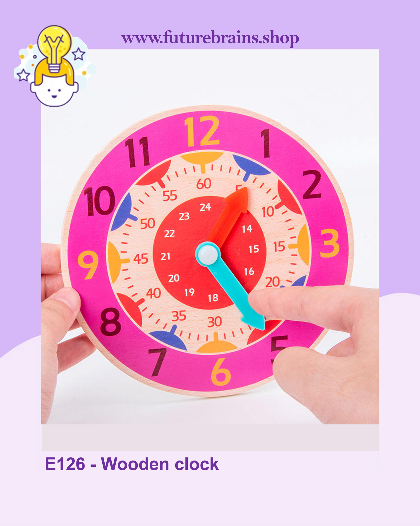 E126 - Wooden clock