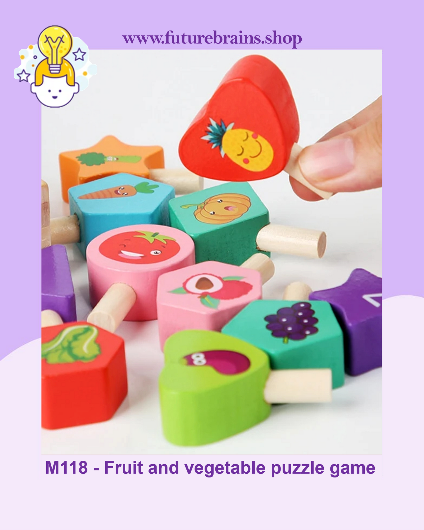 M118 - Fruit and vegetable puzzle game