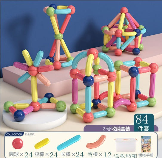 Magnetic bar blocks