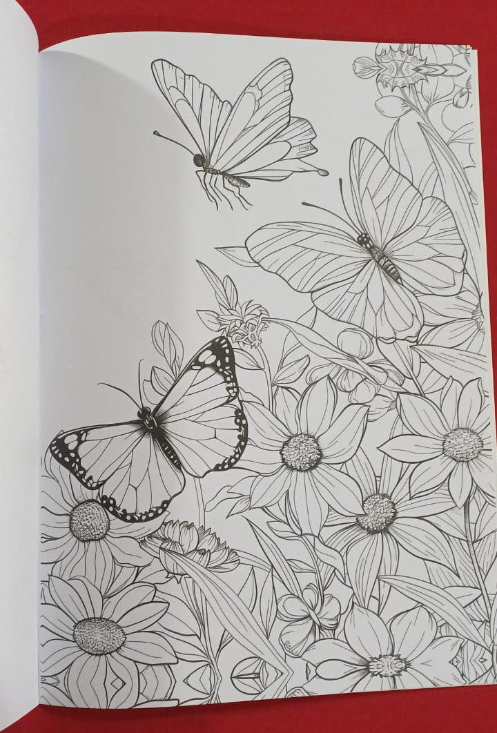 C001 - Butterflies Mandala Coloring Book