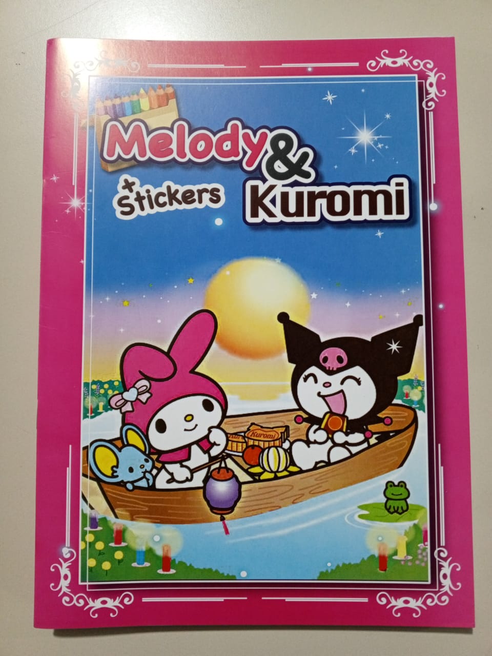 C014 - Coloring book with stickers