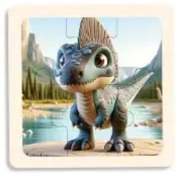 P073 - 6 pcs Infant cognitive puzzles (4 puzzles for 2 $)