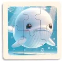 P073 - 6 pcs Infant cognitive puzzles (4 puzzles for 2 $)