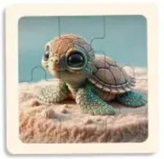 P073 - 6 pcs Infant cognitive puzzles (4 puzzles for 2 $)