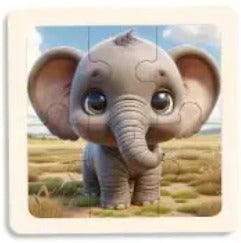P073 - 6 pcs Infant cognitive puzzles (4 puzzles for 2 $)