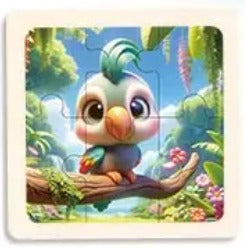 P073 - 6 pcs Infant cognitive puzzles (4 puzzles for 2 $)
